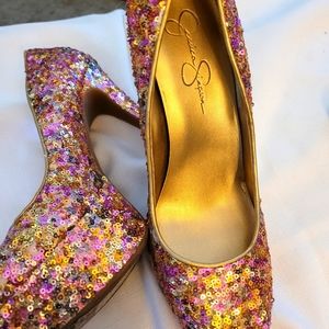 Jessica Simpson Sparkle Stilettos , 9